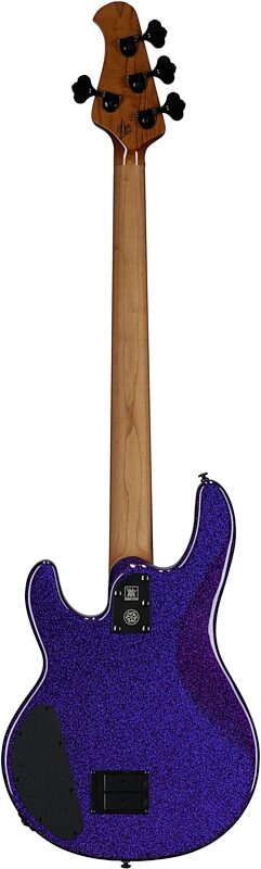 open zoom image for Ernie Ball Music Man DarkRay Bass Guitar (with Gig Bag), Plasma Purple, Serial Number S13453, Full Straight Back