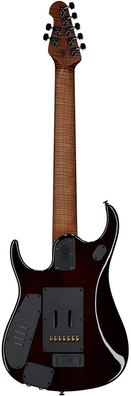open zoom image for Ernie Ball Music Man John Petrucci JP15 7 Electric Guitar, 7-String (with Case), Amber Waves Flame, Maple Fretboard, Serial Number K06528, Full Straight Back