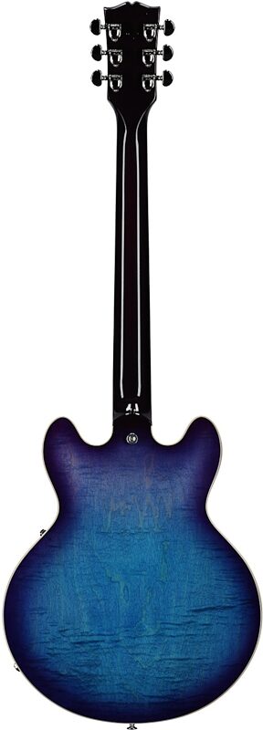 open zoom image for Gibson ES-339 Figured Electric Guitar (with Case), Blueberry Burst, Serial Number 213160326, Full Straight Back