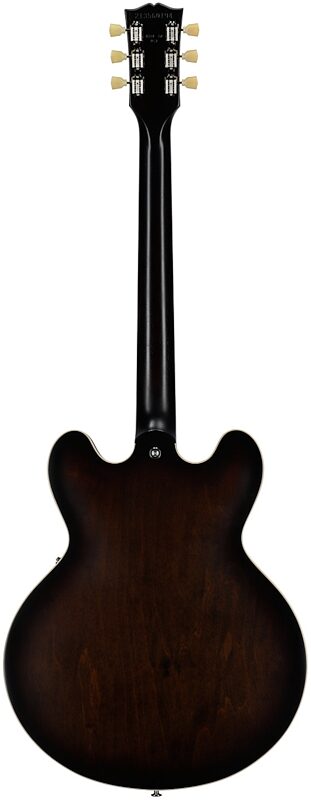 open zoom image for Gibson ES-335 Dot Satin Electric Guitar (with Case), Smokehouse, Serial Number 213560194, Full Straight Back