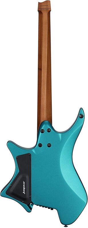 open zoom image for Strandberg Boden Standard Series N2.6 Electric Guitar (with Gig Bag), Transparent Teal Metallic, Open Box (Very Good), Full Straight Back