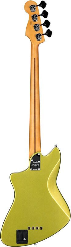 open zoom image for Fender American Ultra II Meteora Electric Bass, Maple Fingerboard (with Case), Solar Flare, Full Straight Back