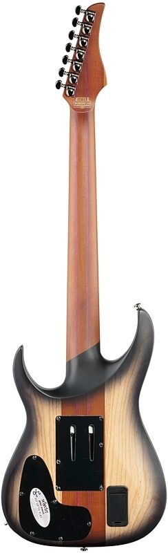 open zoom image for Schecter Banshee Mach 7 FR-S Electric Guitar, Fallout Burst, Full Straight Back