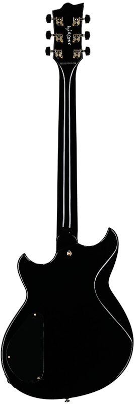 open zoom image for Reverend Kyle Shutt II Electric Guitar, Midnight Black, Full Straight Back