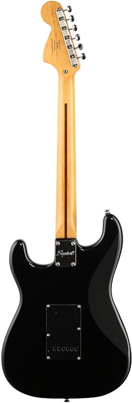 open zoom image for Squier Classic Vibe '70s Stratocaster HSS Electric Guitar, Maple Fingerboard, Black, Full Straight Back