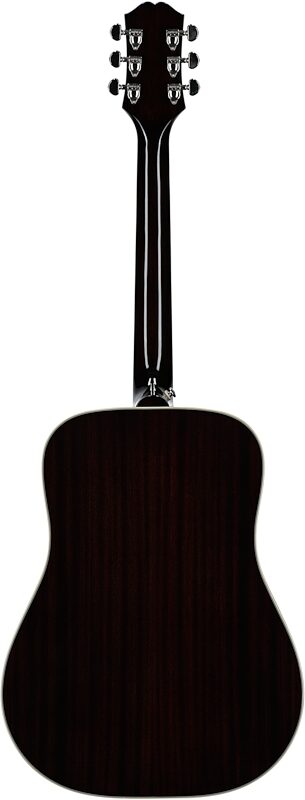 open zoom image for Epiphone Hummingbird Studio Acoustic-Electric Guitar, Left-Handed (with Gig Bag), Antique Natural, Full Straight Back