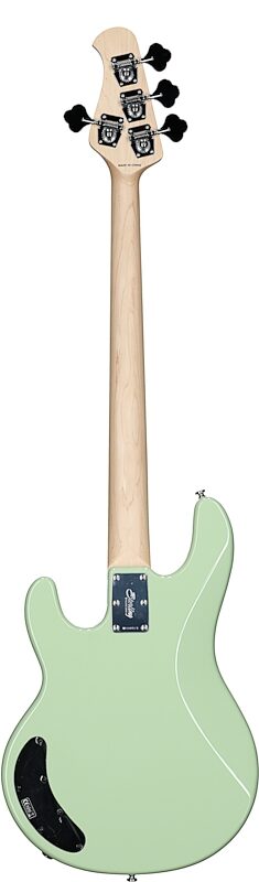 open zoom image for Sterling Intro Series StingRay Electric Bass, Misty Green, Ebony Fretboard, Full Straight Back