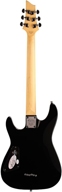 open zoom image for Schecter Omen 6 Electric Guitar, Black, Full Straight Back