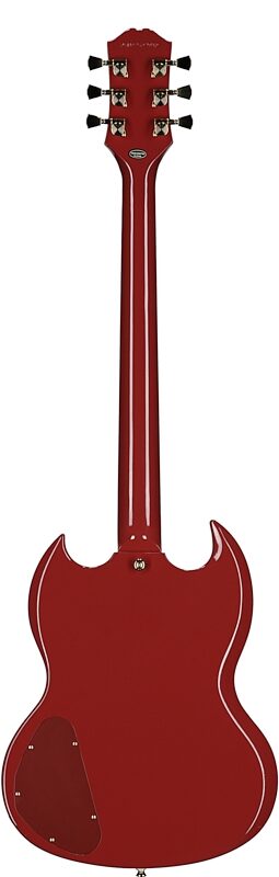 open zoom image for Epiphone Inspired by Gibson Fatoumata Diawara SG Electric Guitar (with Case), Ember Graphic, Full Straight Back