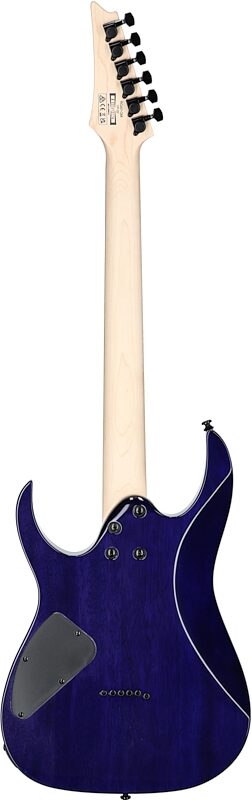 open zoom image for Ibanez RG421QM Electric Guitar, Cerulean Blue Burst, Full Straight Back