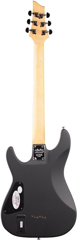 open zoom image for Schecter Demon 6 Electric Guitar, Aged Black Satin, Full Straight Back