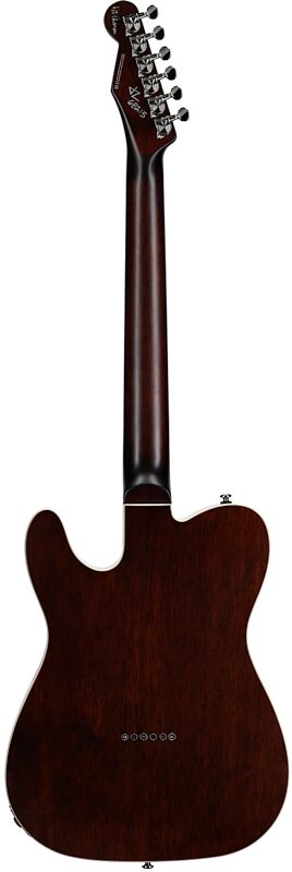 open zoom image for Reverend Pete Anderson Eastsider Custom Electric Guitar, Violin Brown, Full Straight Back