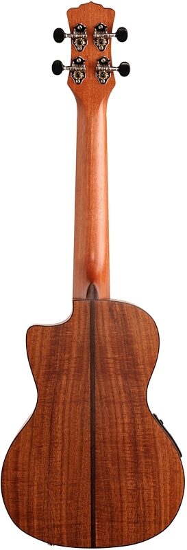 open zoom image for Luna High Tide Concert Koa Acoustic-Electric Ukulele (with Gig Bag), New, Full Straight Back