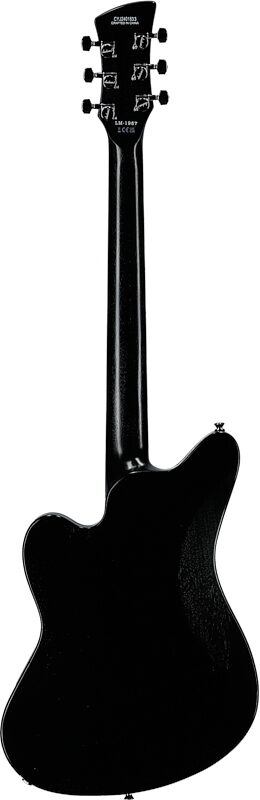 open zoom image for Jackson Pro Series Lee Malia LM87 Electric Guitar (with Gig Bag), Open Pore Black, Full Straight Back