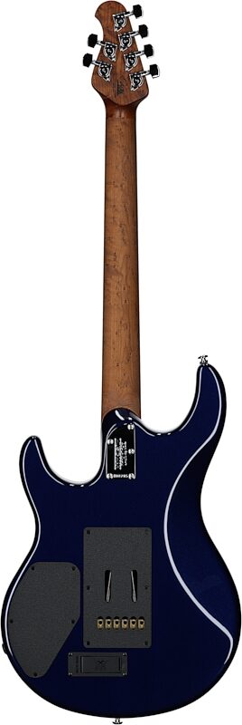 open zoom image for Ernie Ball Music Man Luke 4 HSS Electric Guitar, Butane Blue, Rosewood Fretboard, Full Straight Back