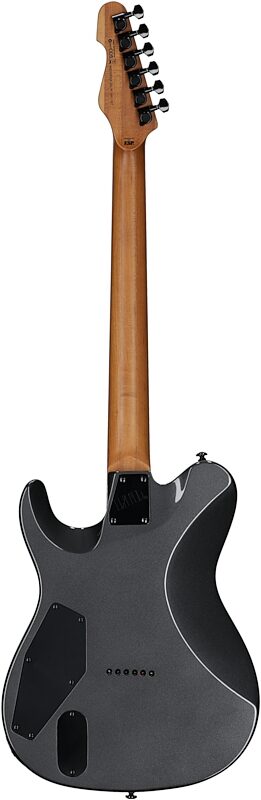 open zoom image for ESP LTD TH-400 Electric Guitar, Charcoal Metallic, Full Straight Back