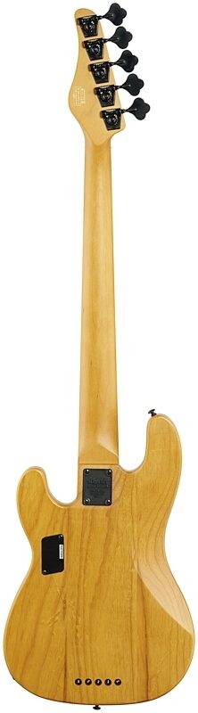 open zoom image for Schecter Model-T Session 5 Electric Bass, Natural Satin, Full Straight Back