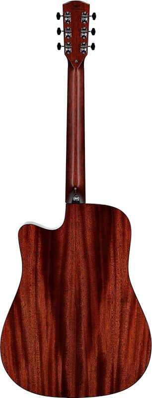 open zoom image for Alvarez MDA66CESHB Masterworks Dreadnought Acoustic-Electric Guitar (with Gig Bag), Sunburst, Full Straight Back