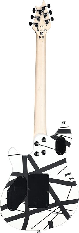 open zoom image for EVH Eddie Van Halen Wolfgang Special Ebony Fingerboard Electric Guitar, Striped Black/White, Full Straight Back