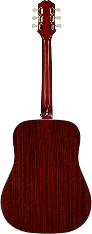 open zoom image for Epiphone Inspired by Gibson Hummingbird Standard Acoustic-Electric Guitar (with Gig Bag), Cherry Sunburst, Full Straight Back