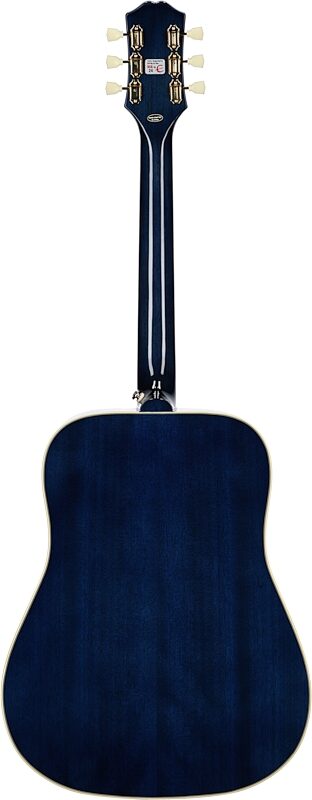 open zoom image for Epiphone Miranda Lambert Bluebird Studio Acoustic-Electric Guitar (with Case), Bluebonnet, Full Straight Back