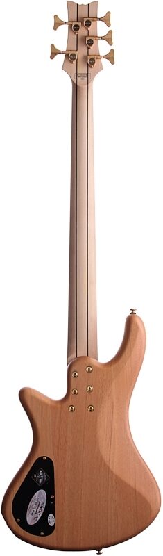 open zoom image for Schecter Stiletto Custom 5 5-String Electric Bass, Natural, Full Straight Back