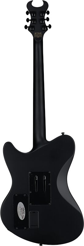 open zoom image for Schecter Riggs Ultra FR-S Electric Guitar, Satin Black, Full Straight Back
