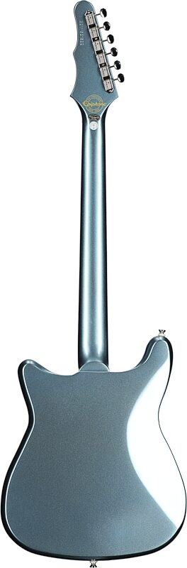 open zoom image for Epiphone 150th Anniversary Wilshire Electric Guitar (with Case), Pacific Blue, Full Straight Back