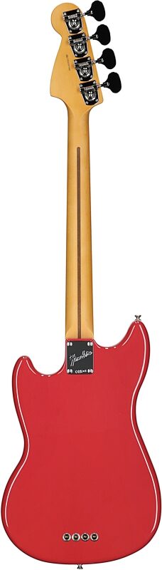 open zoom image for Fender American Professional Classic Mustang Electric Bass, Maple Fingerboard (with Gig Bag), Dakota Red, Full Straight Back