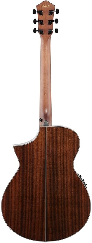 open zoom image for Ibanez AEWC32FM Acoustic-Electric Guitar, Amber Sunset, Full Straight Back