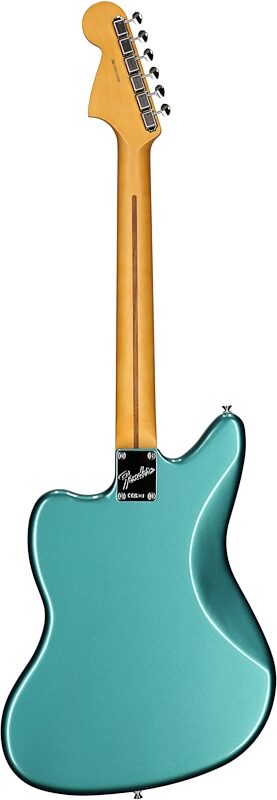open zoom image for Fender American Professional Classic Jaguar Electric Guitar, Rosewood Fingerboard (with Gig Bag), Sherwood Green, Open Box (Very Good), Full Straight Back
