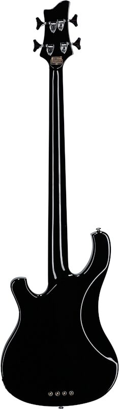 open zoom image for Schecter Stargazer 4 Electric Bass, Gloss Black, Full Straight Back