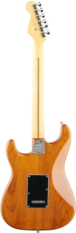 open zoom image for Fender American Pro II Stratocaster Electric Guitar, Maple Fingerboard (with Case), Roasted Pine, Open Box (Good), Full Straight Back
