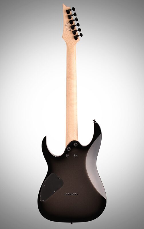 open zoom image for Ibanez GRG121DX Electric Guitar, Metallic Gray Sunburst, Full Straight Back