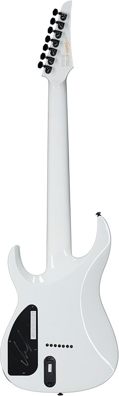 open zoom image for Legator Ninja 7 Slaughter Series Electric Guitar, 7-String, Bonebreaker White, Full Straight Back