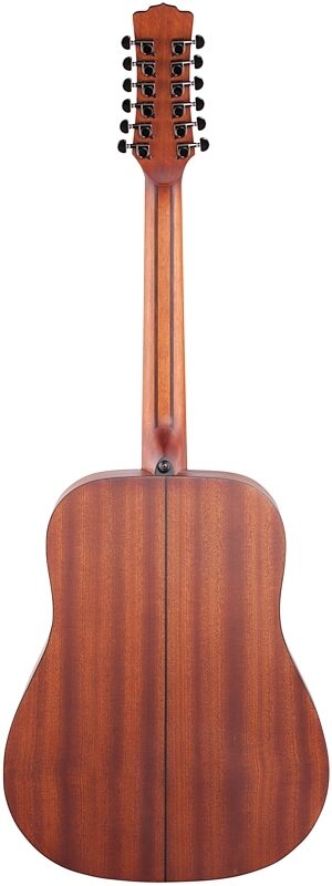 open zoom image for Luna Gypsy Dreadnought Acoustic Guitar, 12-String, Mahogany, Full Straight Back