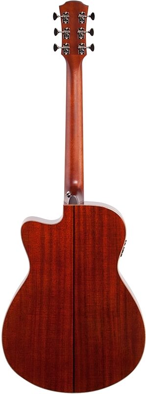 open zoom image for Yamaha AC5M Concert Acoustic-Electric Guitar (with Case), Vintage Natural, Full Straight Back