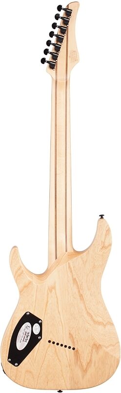 open zoom image for Schecter Reaper 7MS Electric Guitar, 7-String, Charcoal Burst, Full Straight Back