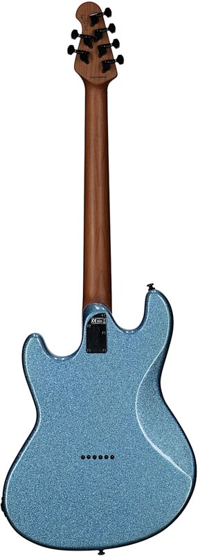 open zoom image for Sterling by Music Man Ryan "Fluff" Bruce StingRay Electric Guitar, Amana Boat Blue, Roasted Maple Fretboard, Open Box (Very Good), Full Straight Back