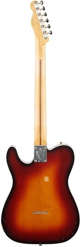 open zoom image for Fender Jason Isbell Custom Telecaster Electric Guitar (with Gig Bag), Chocolate Sun Burst, Full Straight Back
