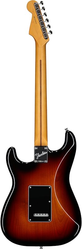 open zoom image for Fender American Professional Classic Stratocaster HSS Electric Guitar, Maple Fingerboard (with Gig Bag), 3-Color Sunburst, Full Straight Back