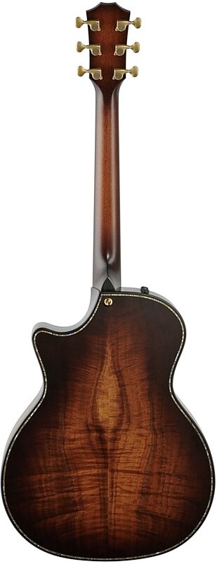 open zoom image for Taylor K24ceV Builder's Edition Grand Auditorium Acoustic-Electric Guitar, Kona Burst, Full Straight Back