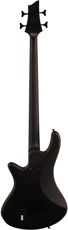 open zoom image for Schecter Stiletto Stealth-4 Electric Bass, Satin Black, Full Straight Back