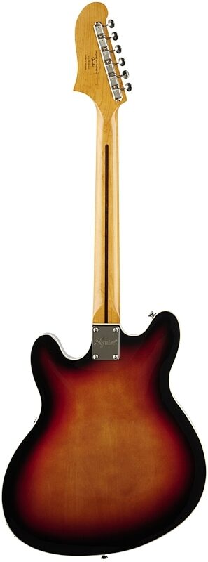 open zoom image for Squier Classic Vibe Starcaster Electric Guitar, with Maple Fingerboard, 3-Color Sunburst, Open Box (Very Good), Full Straight Back