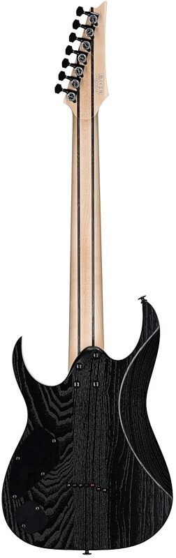 open zoom image for Ibanez RGR762AHBF Prestige Electric Guitar, 7-String (with Case), Weathered Black, Full Straight Back