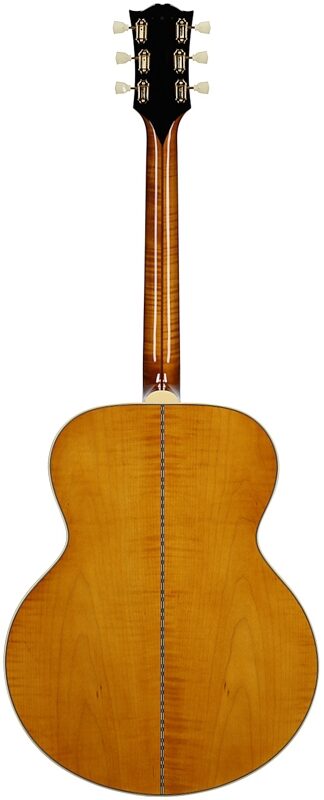 open zoom image for Epiphone Inspired by Gibson Custom 1957 SJ-200 Reissue Acoustic-Electric Guitar (with Case), Antique Natural, Full Straight Back