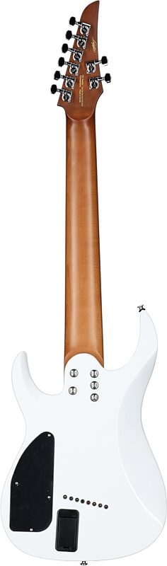 open zoom image for Legator Ninja N8FOD Multi-Scale Electric Guitar, 8-String (with Gig Bag), Arctic Blue, Full Straight Back