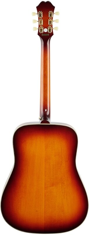 open zoom image for Epiphone Masterbilt Frontier Acoustic-Electric Guitar, Ice Tea Age Gloss, Full Straight Back
