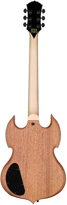 open zoom image for Wylde Audio Barbarian Carveworks Electric Guitar, Natural Satin, Full Straight Back