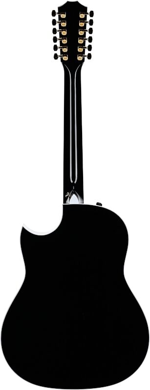open zoom image for Taylor 657ce Doce Doble Grand Pacific Acoustic-Electric Guitar, 12-String (with Case), Black, Full Straight Back